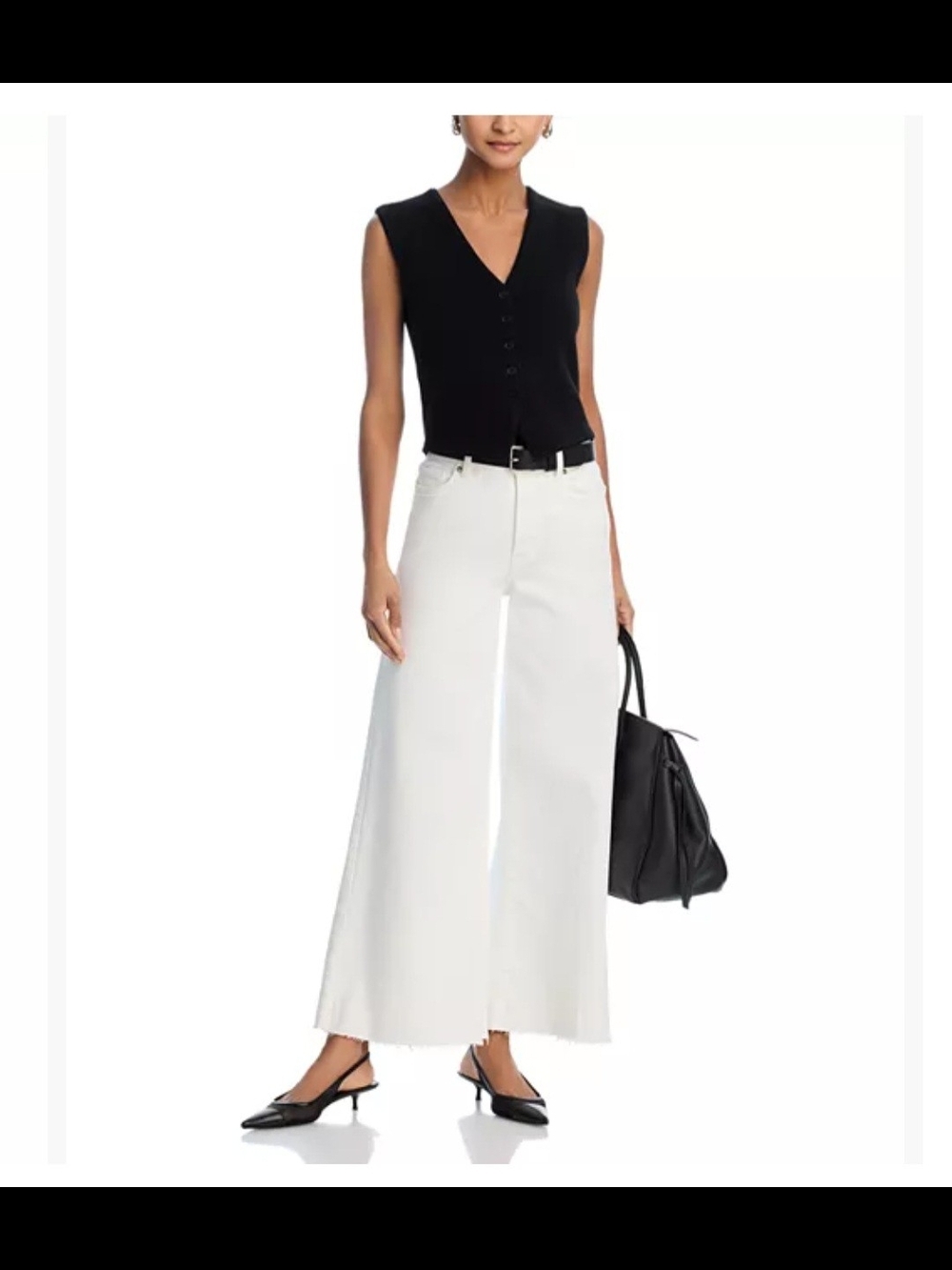 FRAME Le Slim Palazzo High-Rise Wide-Leg Jeans - Size 28!